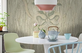 Обои M604-463 фото в интерьере кухни превью