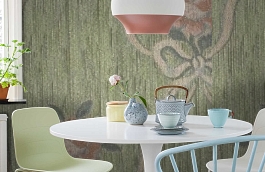 Обои M604-8118 фото в интерьере кухни превью