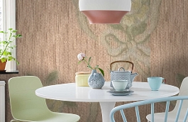 Обои M604-8162 фото в интерьере кухни превью