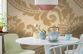 Обои M8400-7005 фото в интерьере кухни превью