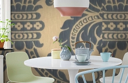 Обои M8400-7008 фото в интерьере кухни превью