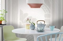 Обои M8401-7001 фото в интерьере кухни превью