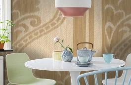 Обои M8401-7005 фото в интерьере кухни превью