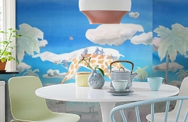 Обои 6100061 фото в интерьере кухни превью