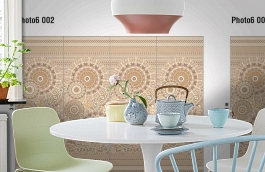 Обои Photo 6 002 фото в интерьере кухни превью