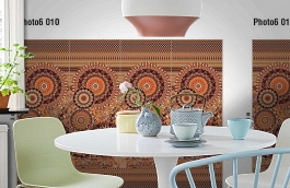 Обои Photo 6 010 фото в интерьере кухни превью