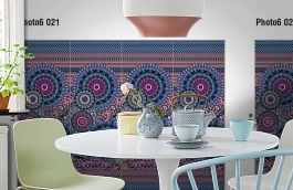 Обои Photo 6 021 фото в интерьере кухни превью