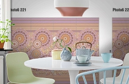 Обои Photo 6 221 фото в интерьере кухни превью