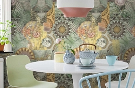 Обои Photo 7 005-2 фото в интерьере кухни превью