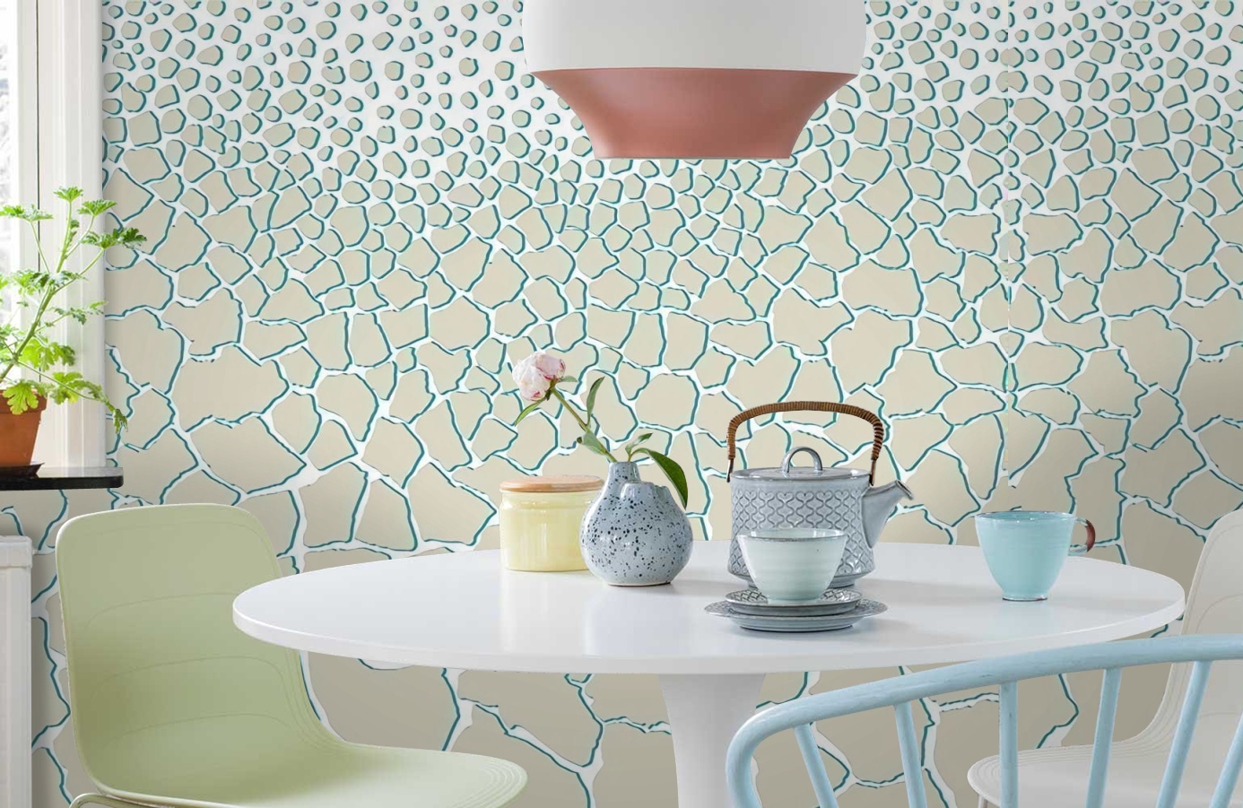 Обои 16229 фото в интерьере кухни