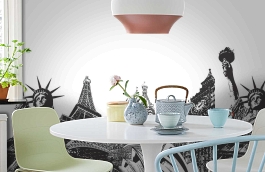 Обои 838251 фото в интерьере кухни превью