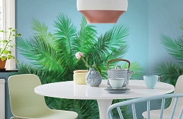 Обои 847659 фото в интерьере кухни превью