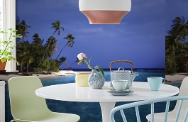 Обои 1427 lev5 807 фото в интерьере кухни превью