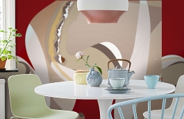 Обои 1470 lev5 807 фото в интерьере кухни превью