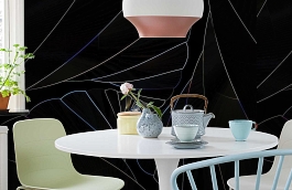 Обои 1511 ev5 607 фото в интерьере кухни превью