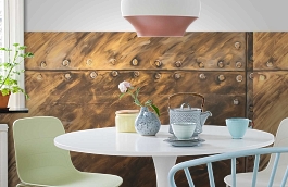 Обои 1555 lev6 607 фото в интерьере кухни превью