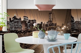 Обои 1573 lev6 607 фото в интерьере кухни превью