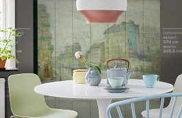 Обои 30546 фото в интерьере кухни превью