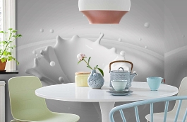 Обои 891102 фото в интерьере кухни превью