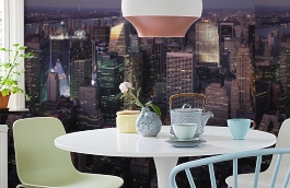 Обои 893151 фото в интерьере кухни превью