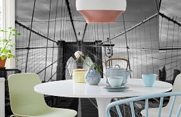 Обои 893250 фото в интерьере кухни превью