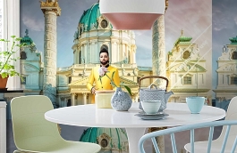 Обои 58508 фото в интерьере кухни превью