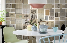 Обои EKA-03 фото в интерьере кухни превью