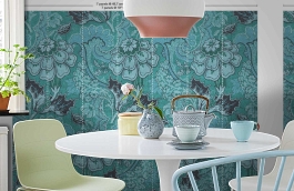 Обои MRV-03-7 фото в интерьере кухни превью