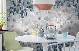 Обои 8846 фото в интерьере кухни превью