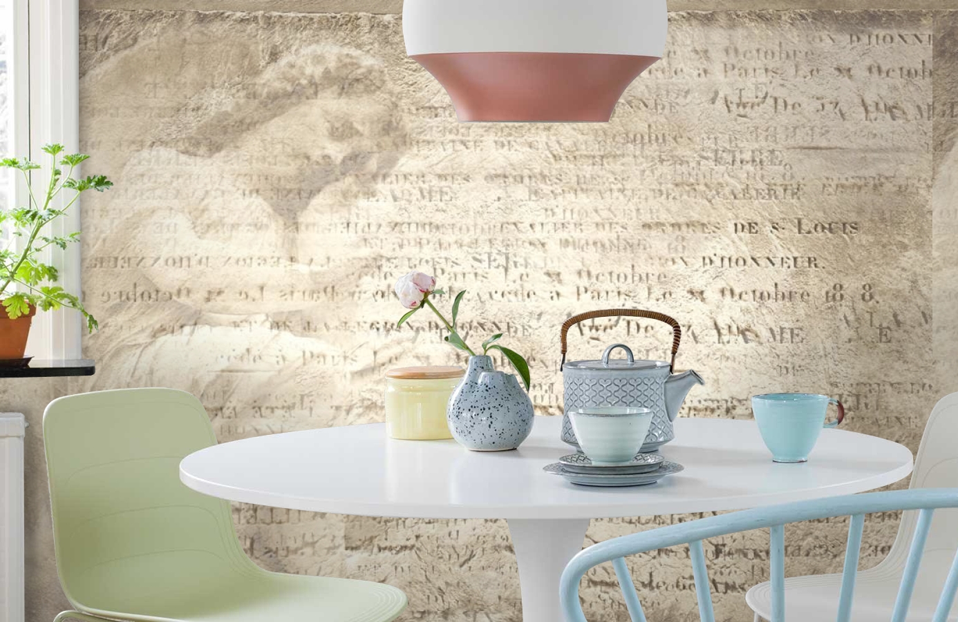 Обои E030501-8 фото в интерьере кухни