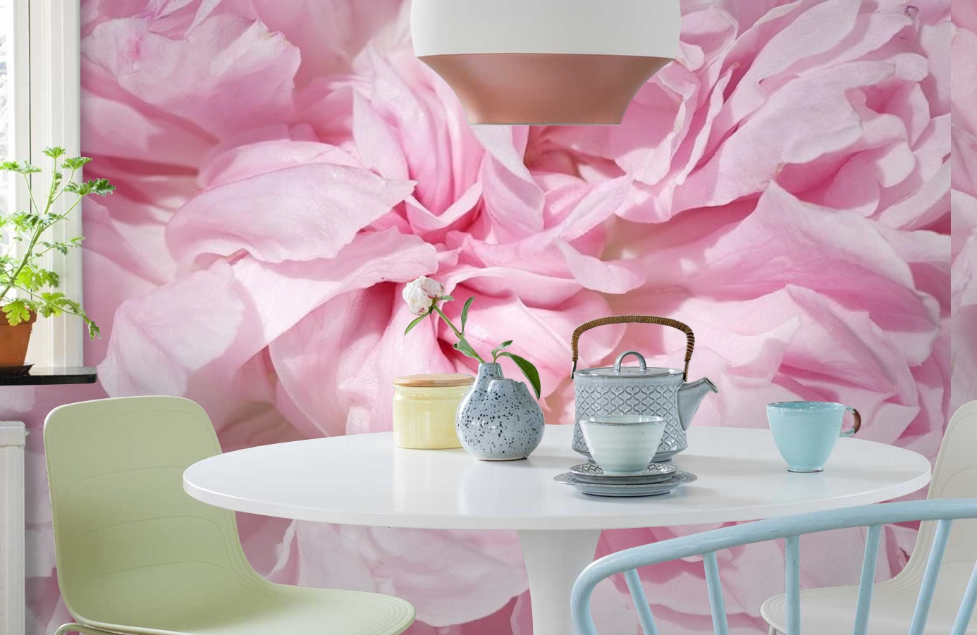 Обои E040603-8 фото в интерьере кухни