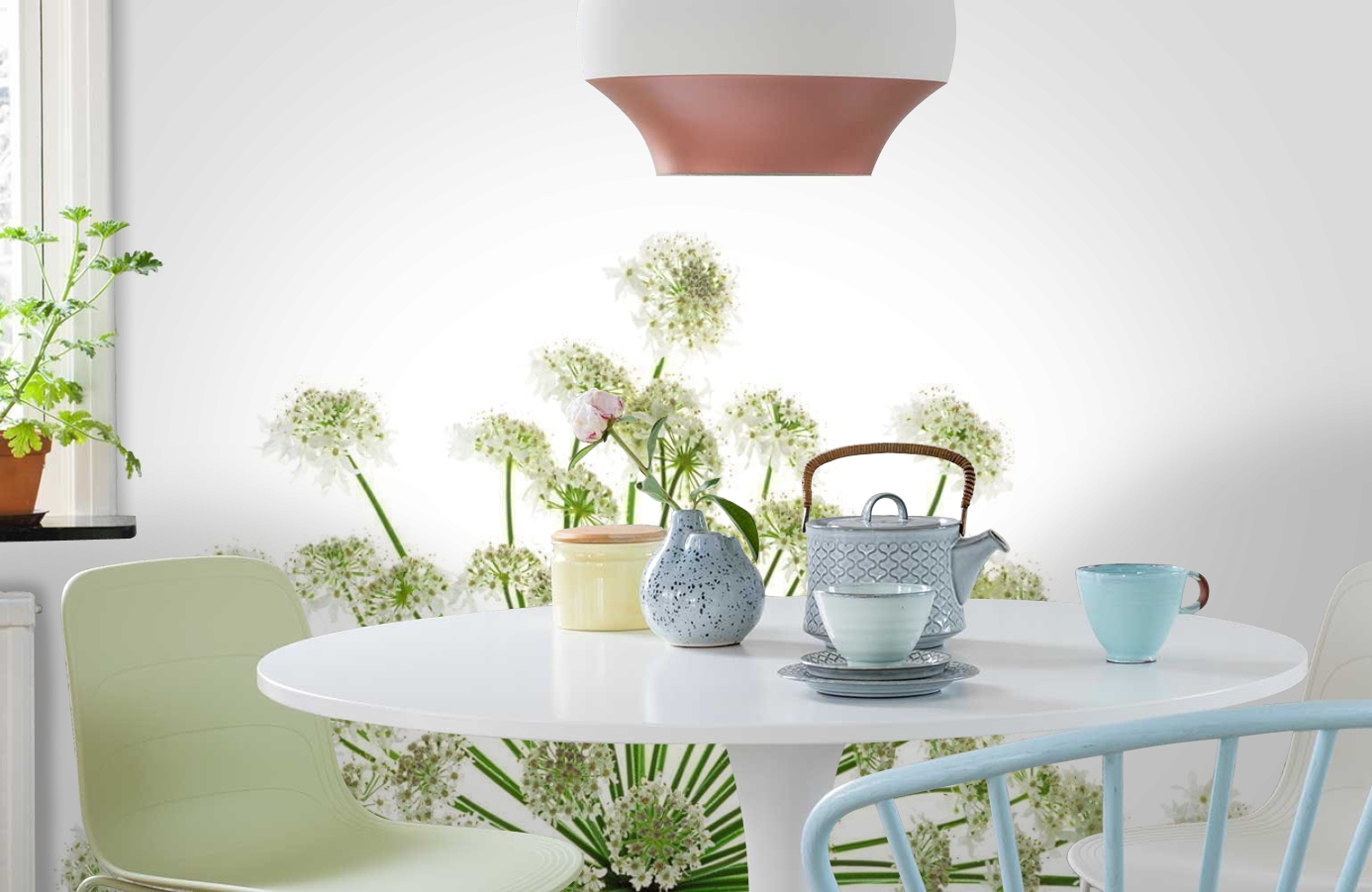 Обои P021501-8 фото в интерьере кухни