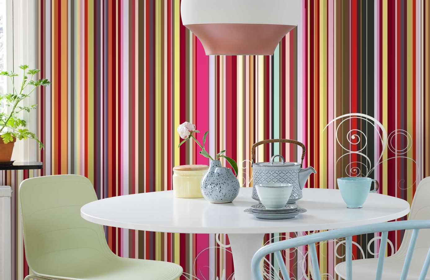 Обои P030901-8 фото в интерьере кухни