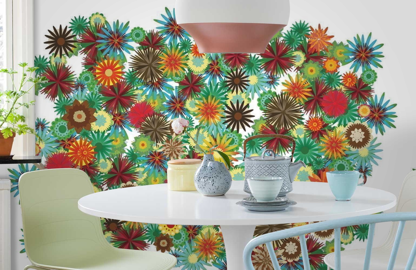 Обои P031207-8 фото в интерьере кухни