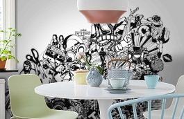 Обои P152501-8 фото в интерьере кухни превью