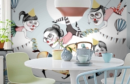 Обои P180901-8 фото в интерьере кухни превью