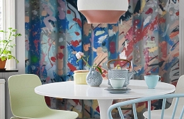 Обои P251001-8 фото в интерьере кухни превью