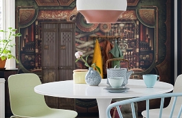 Обои P251101-8 фото в интерьере кухни превью