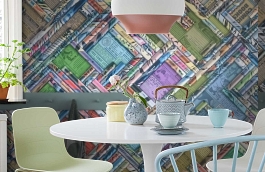 Обои P251501-8 фото в интерьере кухни превью