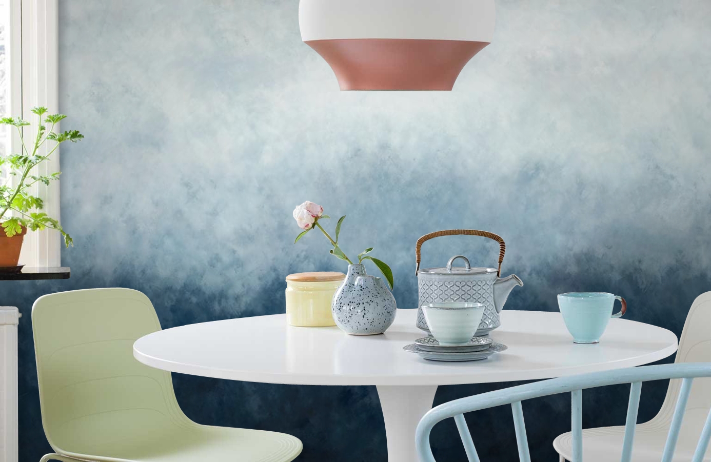 Обои P260901-8 фото в интерьере кухни