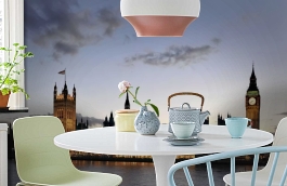 Обои 1460 lev5 808 фото в интерьере кухни превью