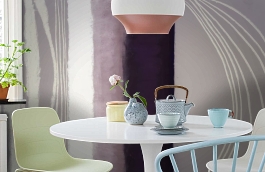 Обои 1464 lev5 808 фото в интерьере кухни превью