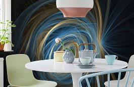 Обои 1507 ev5 808 фото в интерьере кухни превью