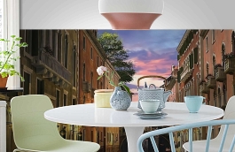 Обои 1521 lev6 808 фото в интерьере кухни превью