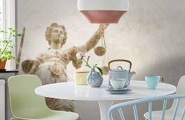 Обои 4500051 фото в интерьере кухни превью