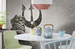 Обои 4500052 фото в интерьере кухни превью