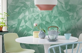 Обои 4500121 фото в интерьере кухни превью