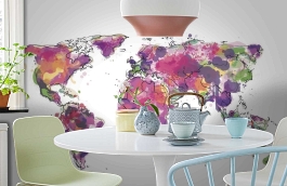 Обои 100846 фото в интерьере кухни превью