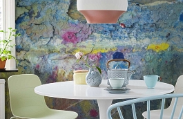 Обои 101126 фото в интерьере кухни превью