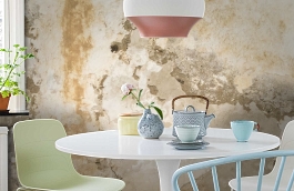 Обои 101133 фото в интерьере кухни превью